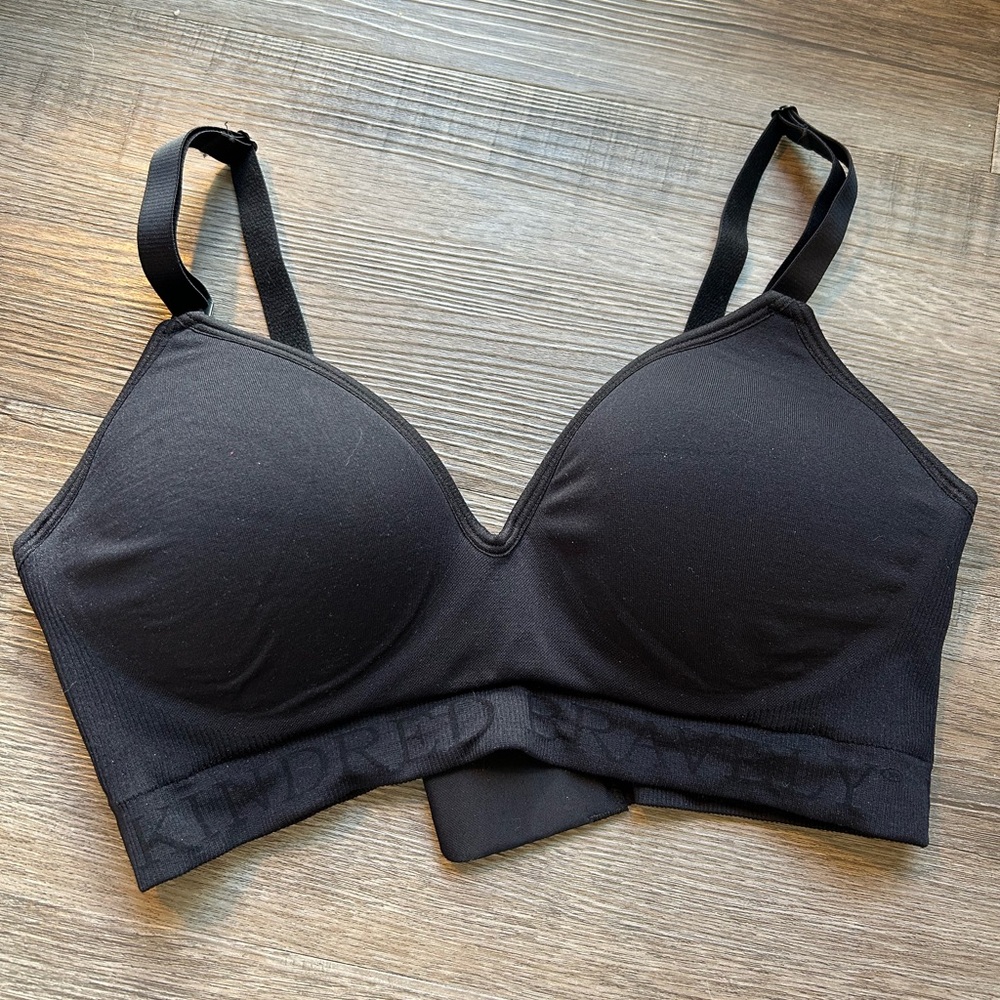 Kindred Bravely Signature Sublime Hands Free Black Pumping/Nursing Bra Size S